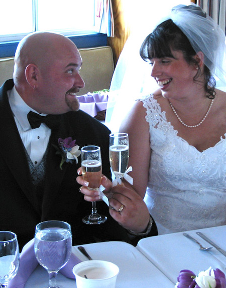 Couples toast photo