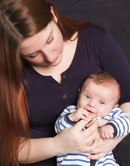 Mother and son