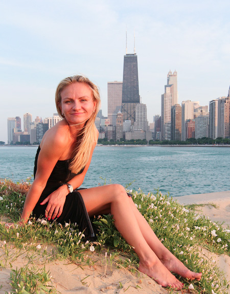 Outdoor portrait of Ksenia