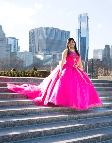 Portrait of Lilliana before Quinzanera